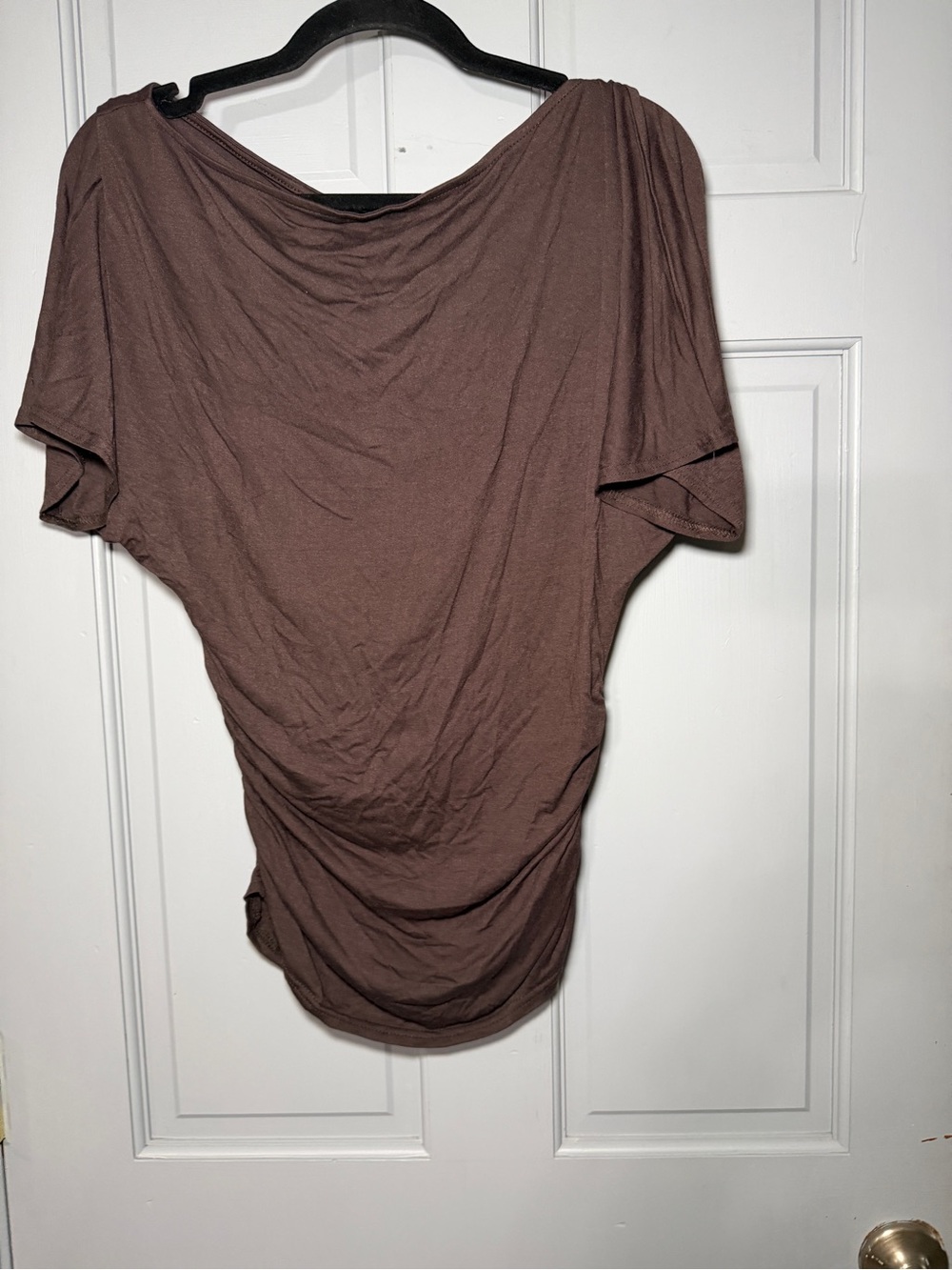 BDG Taupe Brown Draped Dolman Sleeve Tunic